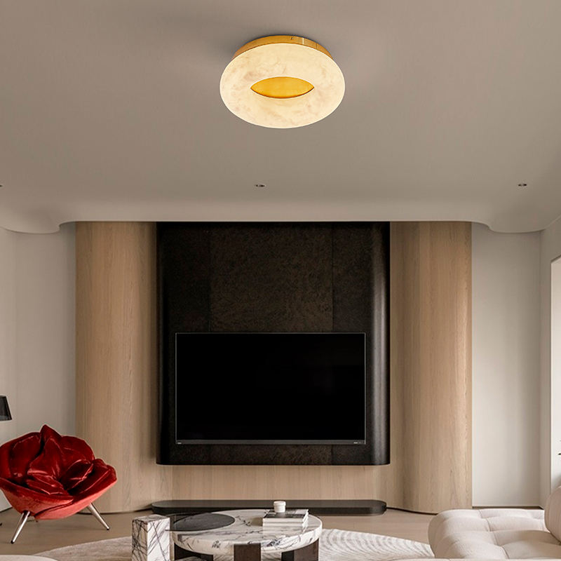 Alabaster Flush Mount Ceiling Light