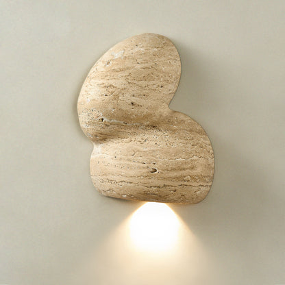 Abstract Stone Wall Lamp