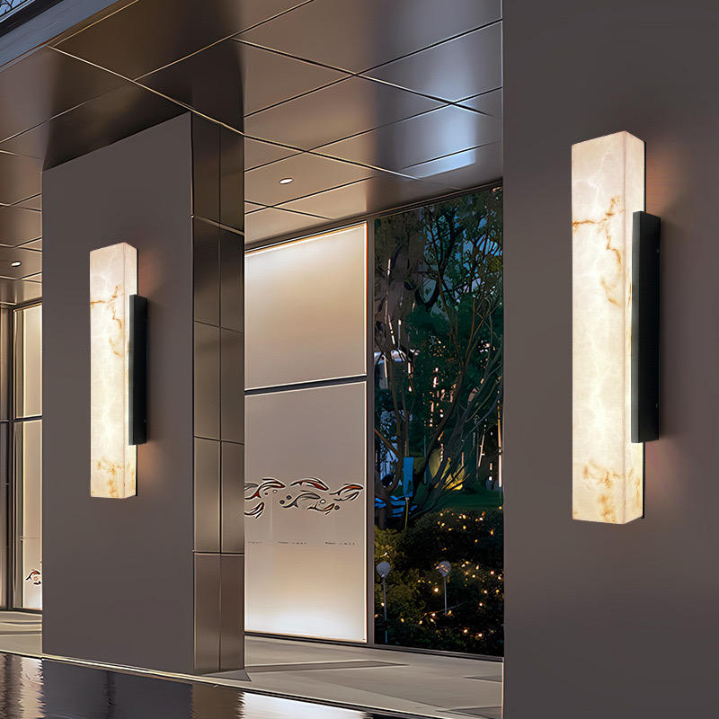 Imitated Marble Stone Wall Sconce