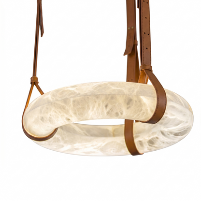 Luxury Bronze Alabaster Chandelier