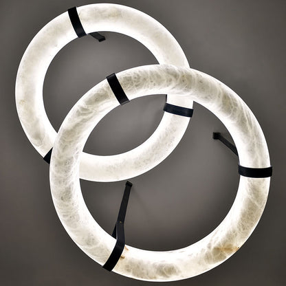 Luxury Bronze Alabaster Chandelier