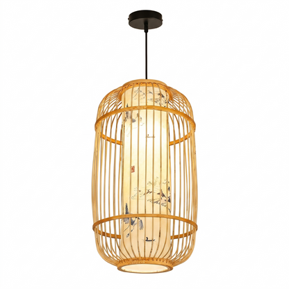 Modern Bamboo Pendant Light