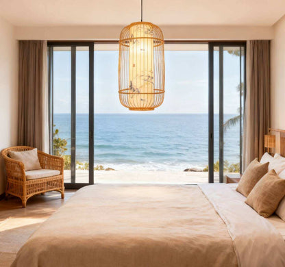 Modern Bamboo Pendant Light