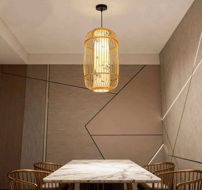 Modern Bamboo Pendant Light