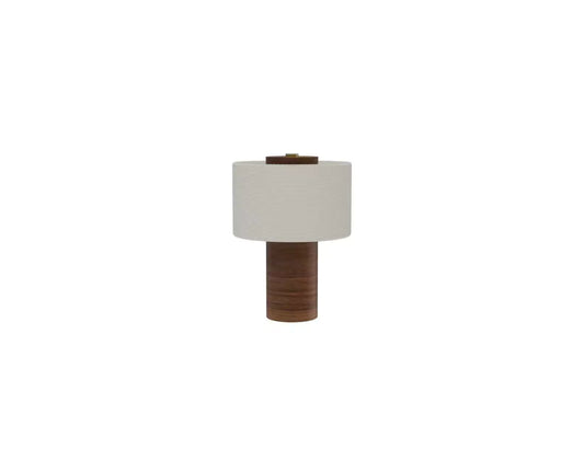 Wood Base LED Vintage Table Lamp
