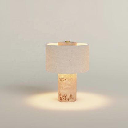 Wood Base LED Vintage Table Lamp